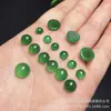 Ágata Verde Natural Calcedonia Cabujón Piedra Suelta DIY Incrustación Anillo Colgante Venta Directa de Fábrica Al Por Mayor en Stock