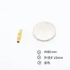 Materiais Artesanais DIY Seguro Duplo Corda de Couro Trançado Zhoujia Cabeça de Fivela Magnética Pulseira de Corda de Couro Fivela de Corda de Couro Aço Inoxidável