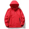 Ropa de asalto tres en uno para exteriores para hombres y mujeres abrigo overall grueso resistente al frío con forro polar desmontable venta al por mayor logo imprimible