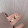 Brincos quadrados de cristal com contraste de agulha de prata, brincos compactos da moda, leves, luxuosos e sofisticados, um novo tipo de brincos Mori, atacado para mulheres