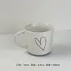 Caneca cerâmica personalizada, xícara de café cônica simples, caneca preta com bolinhas e esmalte de gergelim, copo de água para presente com logotipo publicitário