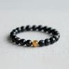 Pulsera de Obsidiana Colorida para Mujer, Estilo Coreano, Regalo Sencillo y Único, Pulsera Fina de Pareja para Mujer