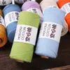 Hilo de algodón hueco de 2 mm, hilo de algodón y lino de grosor medio, hilo para tejer a mano, ganchillo DIY, hilo para envolver, hilo redondo kosori de Corea del Sur