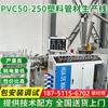 Línea de producción de tuberías de plástico PVC50-250, máquina de alta velocidad 80, fabricante de equipos de tuberías de riego para tierras agrícolas, suministro de agua y drenaje de PVC.
