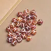 Ágata Roja del Tíbet Ágata Negra Dzi Cuentas Redondas Blancas Pulsera DIY Pulsera Cuentas Sueltas Cuentas Redondas Dzi Suministro Directo de Fábrica