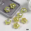 Cuentas Irregulares Ding Yi Noche de Verano Estrella Resina Electrochapada Agujero Pasante Estilo Ins Cuentas Sueltas Accesorios para Cuerda de Pulsera DIY