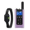 Cuerpo de metal control remoto entrenador de perros collar eléctrico de descarga para perros carga impermeable vibración mascota perro ladrido parada