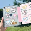 Capa protetora rosa para tablet adequada para ipadair8/7/6 Apple 11ª 12ª geração com slot para caneta mini transparente pro3 fold