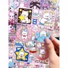 Novos adesivos de filhote West Highland fofo de desenho animado para boa noite, para decoração DIY em telefones, tablets e agendas estilo coreano