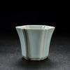 Taza de Té Horno Ru Kung Fu Juego de Té Cerámico Taza Individual Taza de Té de Porcelana Ru Se Puede Abrir para Apoyar Imitación de Maestro Casero Dinastía Song