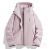 Chaqueta azul Picapinos para hombre y mujer, nuevo modelo 2026, abrigo corto tres en uno para personas menudas, prenda exterior impermeable y cortavientos para exteriores