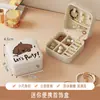 Caja de Joyería con Compartimentos Pequeños Caja de Almacenamiento Portátil para Equipaje de Mano Almacenamiento para el Hogar y Viajes Caja para Pendientes, Anillos, Collares