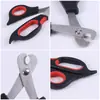 Tesoura de unha para pet tesoura de unha para cachorro pequeno gato tesoura de unha para cachorro cortador de unha de aço inoxidável para cachorro suprimentos de beleza e limpeza atacado