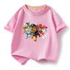 Ropa para niños Wang Wang, camiseta de algodón con cuello redondo y manga corta, nueva camiseta de verano, camiseta de media manga, una generación de cabello