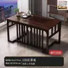 Conjunto de mesa de chá e cadeiras para varanda estilo chinês novo simples conjunto completo escritório sala de estar mesa de chá pequena simples chaleira integrada e mesa de chá