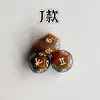 Dados de constelación de 20 mm dados de número de constelación de 12 caras juego de tres piezas dados de las doce constelaciones dados de la suerte en stock