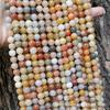 Suministro directo del fabricante: Cuentas Sueltas de Jade de Seda Dorada Natural, Cuentas Redondas, Accesorios de Joyería, Cuentas de Jade, Cuentas DIY