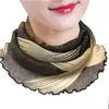 Bufanda de mujer suéter fino velo protector solar nuevo bufanda pequeña cuello protección del cuello otoño e invierno máscara bufanda de mujer