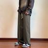 Calças estilo japonês, calças masculinas estilo americano, calças retas casuais para homens de rua