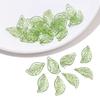 Mini Hojas de Árbol Acrílicas DIY Hecho a Mano Collar Pulsera Aretes Pasador para el Cabello Colgante de Hoja Verde Accesorios de Joyería