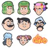 El Chavo Zapatos de Payaso Zapatos con Flores Accesorios para Zapatos PVC Dibujos Animados Hebilla para Zapatos con Agujeros Accesorios para Zapatos Funda de Teléfono Móvil Parche para DIY