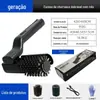 Escova Dobrável Elétrica para Churrasqueira Recarregável por USB Escova de Aço Inoxidável para Grelha Ferramenta de Limpeza para Remoção de Óleo de Churrasqueira Doméstica