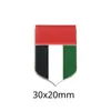 Insígnia de metal com bandeira dos Emirados Árabes Unidos transfronteiriça acessórios de vestuário presentes adesivos para celular fabricantes de origem atacado personalização