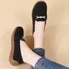 2026 Outono Mocassins Casuais Femininos Sapatos Únicos para Gestantes Femininos Antiderrapantes Confortáveis Sola Grossa Super Macios Fáceis de Usar Presente para Mãe Sapatos