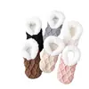 Calcetines de Piso Invierno Adulto con forro polar Engrosados Cálidos Zapatos y Calcetines para Mujer Hogar Antideslizantes Calentadores de Pies Calcetines para Pies Zapatos y Calcetines de Lana de Cordero