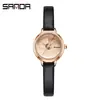 Reloj Sanda Caliente para Mujer 3D Tridimensional Simple Impermeable de Cuarzo Alto Nivel Todo Fósforo Casual Reloj para Estudiante Mujer