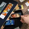 Marcador de Página Pintura a Óleo Transfronteiriça Impressão Retrô High-End Clipe de Página de Livro Material Decorativo Criativo Cartão de Papel DIY Pode Ser Personalizado