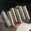 DIXI pequeno tubo de prata esmalte labial fosco veludo branco lama labial baixa saturação cor de chá com leite Joker treme ao vivo atacado