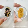 Pegatinas para Teléfono con Contenido de Oro de Dibujos Animados de Doraemon Hello Kitty Crayon Shin-Chan Pegatinas para Teléfono de Sanrio Regalos para Eventos