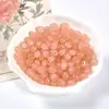 Cuentas de vidrio de colores para ábaco, cuentas planas redondas, hechas a mano, para pulsera, collar DIY, accesorios de joyería para niños, en stock, al por mayor