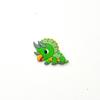 Lindo dinosaurio de dibujos animados zapatos con agujeros accesorios DIY hebilla para zapatos de jardín flor para zapatos PVC goma suave accesorios punto transfronterizo personalizado