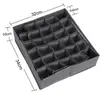 Caja de Almacenamiento de Fieltro DIY Multifuncional para Armario, Cesto de Almacenamiento para Clasificación de Ropa Interior y Otros Artículos 1106