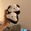 Fofa Pulseira de Rosto Preto e Branco da Haiyue Accessories ~ Absorvente, Impermeável, Scrunchie de Pelúcia para Lavar o Rosto e Esportes