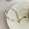 Pulsera de Perlas y Cuentas Transfronteriza de Amazon Estilo Nicho Diseño Moda Femenina Elegante Retro Personalizado Joyería de Mano