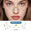 Pegatinas de Tatuaje de Pecas Transfronterizas Impermeables y a Prueba de Sudor Moda Mágica Pegatinas de Tatuaje de Larga Duración en Oro y Plata Semi-Permanentes