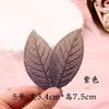 2024 Clip para Flequillo Clip BB Elegante Degradado Clip para Cabello Roto Clip Lateral Clip para Cabello Coreano Chica Fresca Bordado Hojas