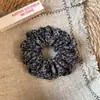 Goma para el pelo de terciopelo estilo coreano con estampado de leopardo, nuevo estilo retro otoño/invierno, perfecta para moños, coletas y accesorios versátiles para el cabello