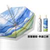 Sombrilla Solar Protección UV Doble Capa Plata Titanio Sombrilla Parasol Protección Solar Extra Fuerte Plegable para Mujer para Lluvia o Sol Doble Uso upf50+