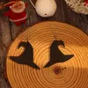 Amazon Transfronteiriça Novo Chapéu de Mago Sombrio de Halloween Brincos de Couro Brincos Atacado