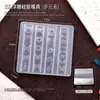 Libro Rojo Explosiones Manicura Molde de Relieve 3D Molde de Silicona Flor de Hielo Dibujos Animados Lazo Cinta Molde Estéreo DIY