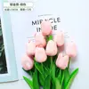 Suministro Directo Transfronterizo de Mini Tulipanes de PU, Accesorios para Fotografía de Bodas, Decoraciones para Fiestas Familiares, Tulipanes de Flores Artificiales