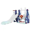 Escorregador Infantil, Escorregador Multifuncional, Balanço, Brinquedo de Parque de Diversões Familiar para Bebês Pequenos, Combinação de Escalada e Deslizamento