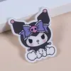Broche de Acrílico Desenho Animado Ins Insígnia Kuromi Decoração de Mochila Presente Broche