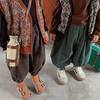 Pantalones Casuales Lisos Forrados de Felpa para Niños, Nuevos de Otoño e Invierno 2023, Pantalones Tipo Linterna Gruesos y Cálidos, Pantalones de Pierna Ancha para Niños y Niñas