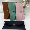 Billetera Larga para Monedas de Cuero PU Grueso Negro para Mujer de Venta Caliente de Comercio Electrónico Transfronterizo Personalizada de Fábrica, Clutch de Moda para Mujer
