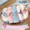 Toalla infantil Sanrio Kulomi para lavarse la cara, toalla cuadrada pequeña para bebé, toalla de baño suave que no se desprende fácilmente del pelo